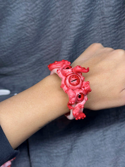 Coral Tentacle Eyes Bracelet