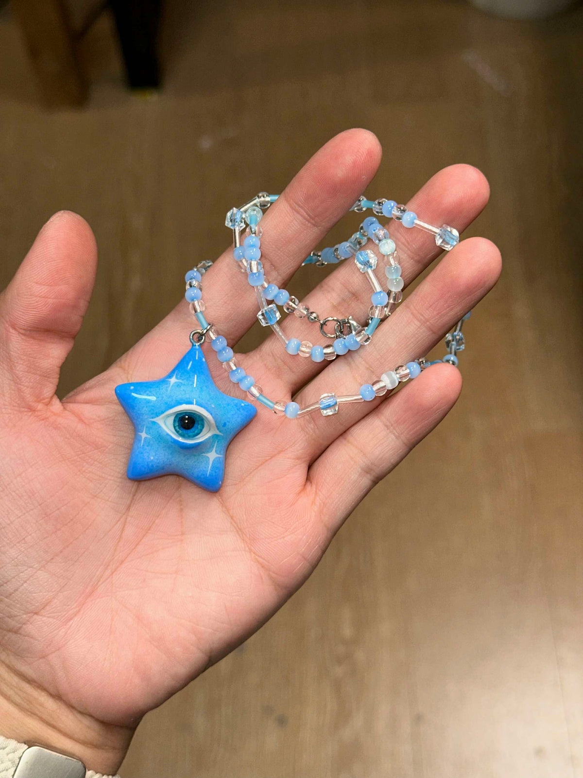 Azure Star Eye Necklace