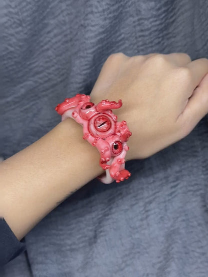Coral Tentacle Eyes Bracelet