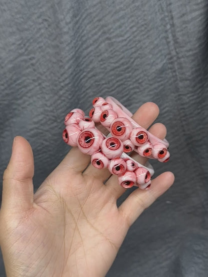 Crimson Choir of Eyes Bracelet