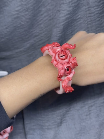 Coral Tentacle Eyes Bracelet