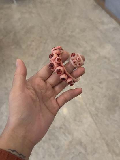 Crimson Choir of Eyes Bracelet